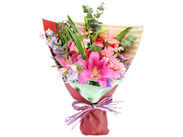 Florist Flower Bouquet - Pink Lady Bouquet - L105538 Photo