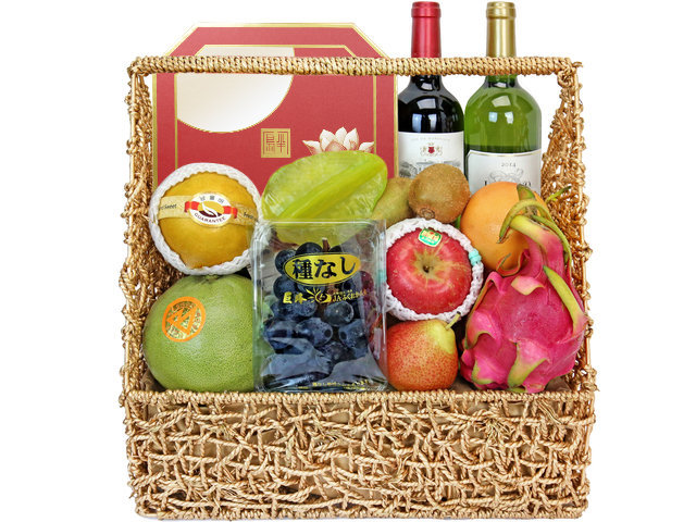 Fruit Basket - Mid Autumn Permium Food Fruit Hamper FH193 - MW0622A1 Photo