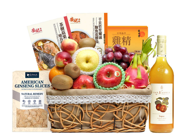 Wine n Food Hamper - Recovery Health Care Fruit Gift Hamper 11 - L36512080 Photo