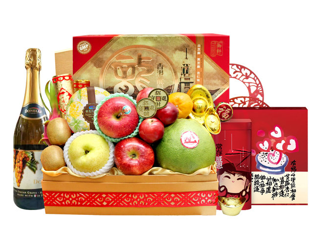 新年果篮Hamper - 新年果篮Hamper - 农历新年礼物篮 R63 - L36667142 Photo