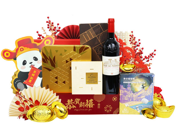 新年果篮Hamper - 新春中式美食礼篮 0104A7 - CH20104A7 Photo