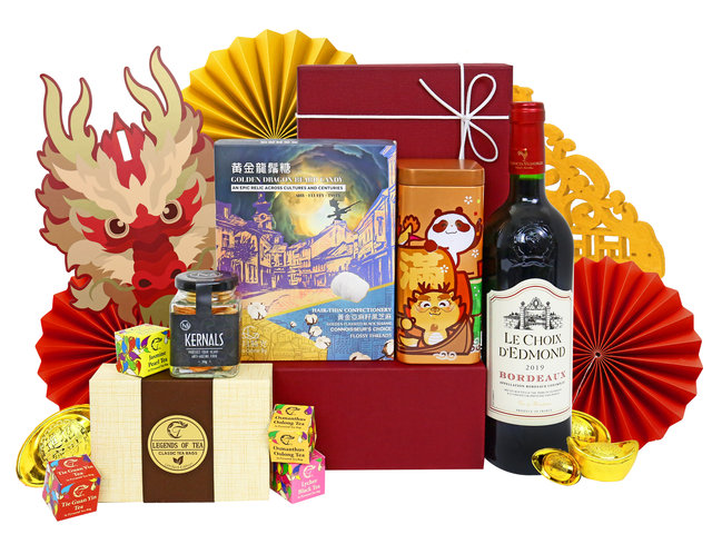 新年果篮Hamper - 新春中式美食礼篮 Hampers 0104A8 - CH20104A8 Photo