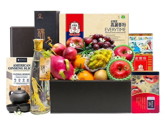 礼物篮Hamper - 豪华高级保健健康水果篮 G12 - L36512249 Photo